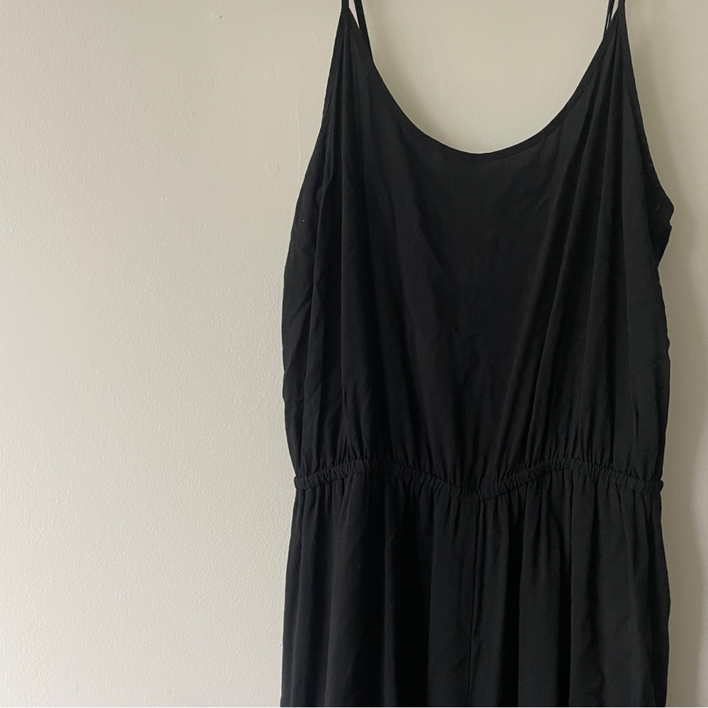 Black Capri Jumpsuit